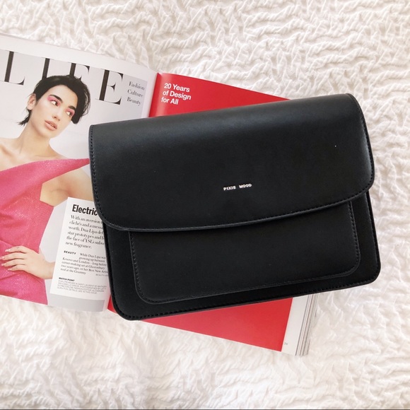 Pixie Mood Handbags - Pixie Mood Zoe Cross-Body Bag Black